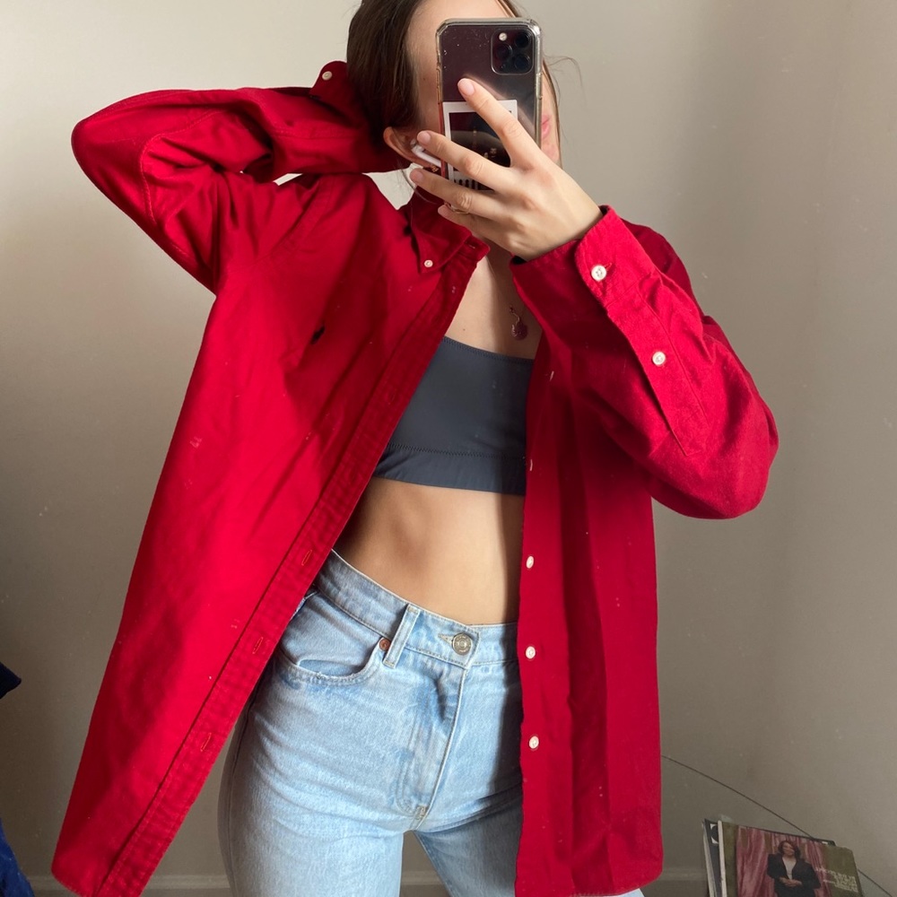 Ralph Lauren classic fit red shirt❤️